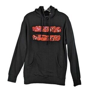 Ed Sheeran Mathematics 2023 US Tour Hoodie Medium Black Pullover Sweatshirt
